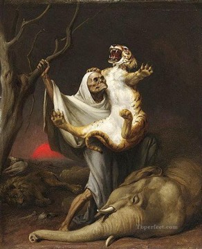  death Oil Painting - The Power of Death William Holbrook Beard